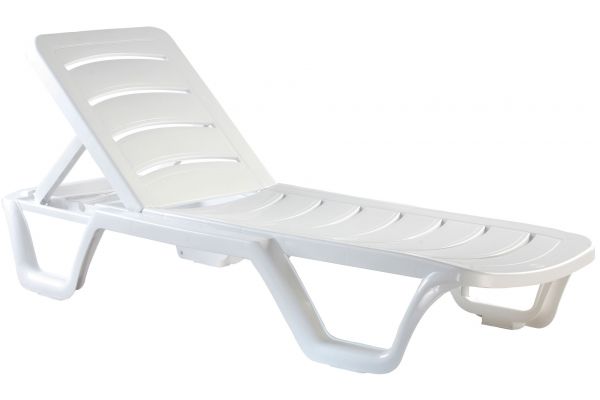 10er Set Sonnenliege Bahama weiß