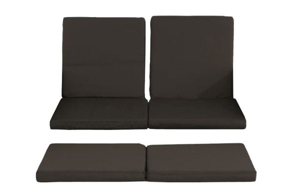 3er-Set Kissenbezüge Sofa Ancona anthrazit