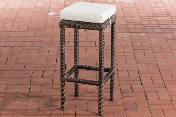 Barhocker Alia 5mm cremeweiß braun-meliert