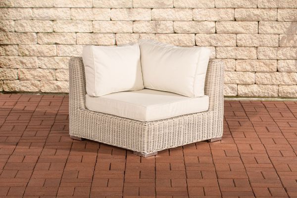 Eckelement Ariano 84x84cm Cremeweiss  perlweiß