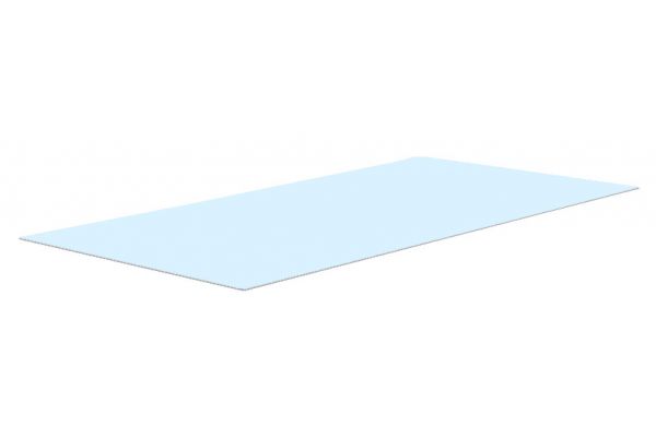 Glasplatte Gartentisch Lenox 167x81 cm