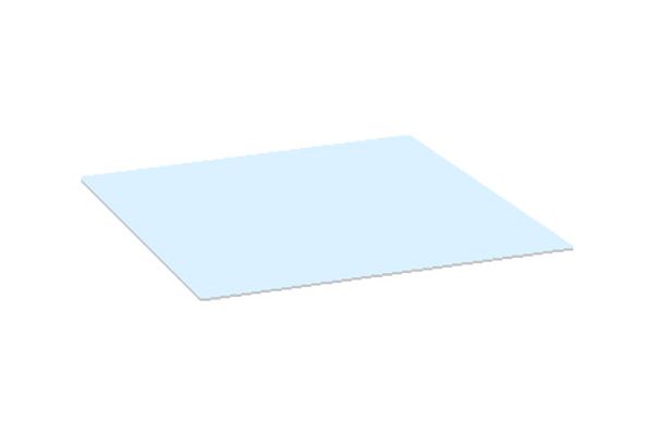 Glasplatte Piri 60x60 cm klarglas