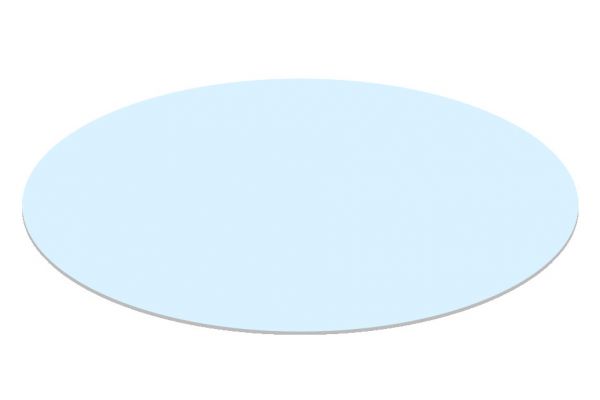 Glasplatte Stavanger 130,5x130,5 cm klarglas