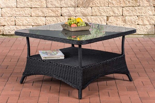 Glastisch Pandora 100 x 100 schwarz