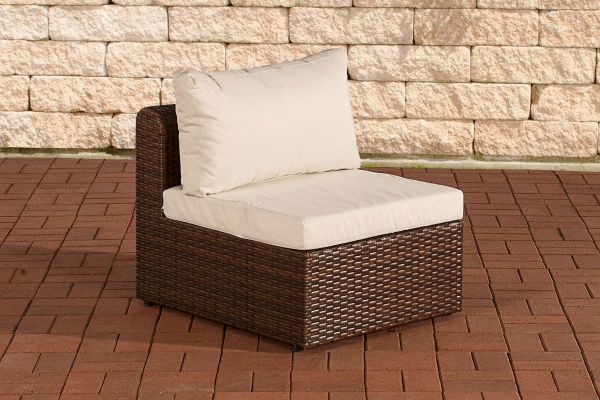Mittel-Sofa Paradiso braun-meliert