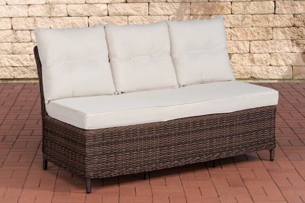 Mittelelement Pandora 150 cm Cremeweiß braun-meliert