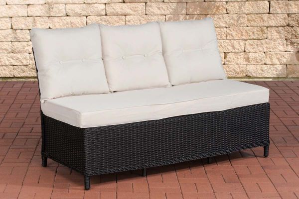 Mittelelement Pandora 150 cm Cremeweiß schwarz