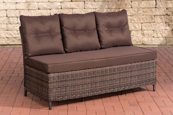 Mittelelement Pandora 150 cm Terrabraun braun-meliert