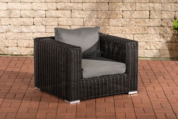 Sessel Ariano 94x84cm Eisengrau schwarz