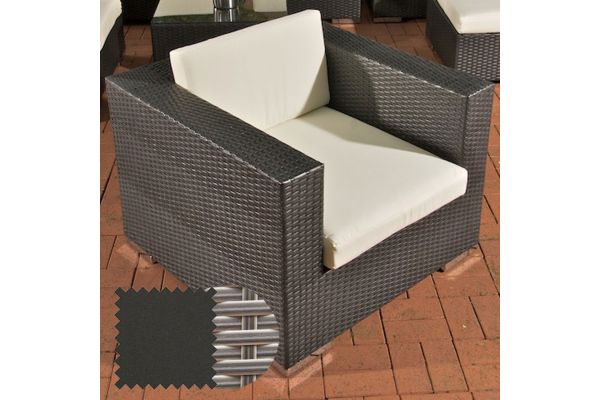 Sessel Barcelona anthrazit grau