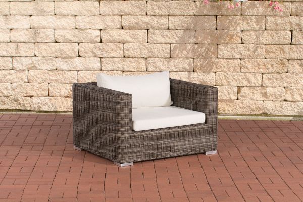 Sessel Casablanca 5mm grau-meliert