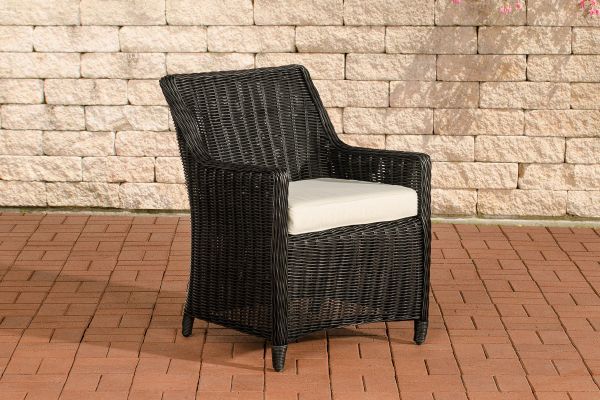 Sessel Sandnes Creme schwarz