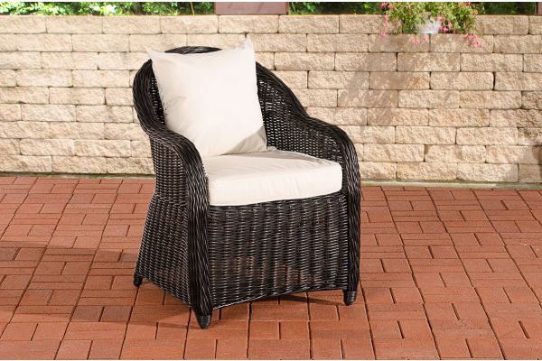 Sessel Stavanger/Farsund/Ribera Creme schwarz