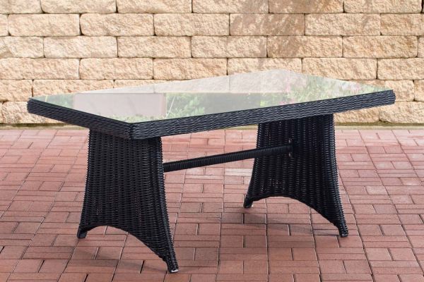 Tisch Sorano / Siena 5mm schwarz