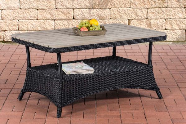 WPC-Tisch Pandora 120x80 schwarz