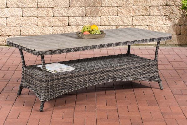 WPC-Tisch Pandora 160x80 grau-meliert