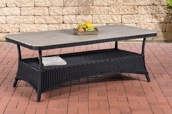 WPC-Tisch Pandora 160x80 schwarz